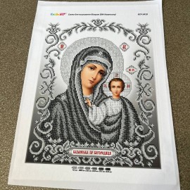 Богородиця срібна А3